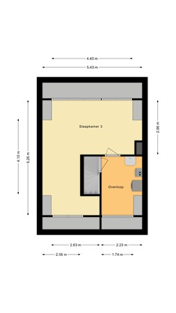 Plattegrond - Dammolen 61, 3481 AL Harmelen - Tweede verdieping.jpg